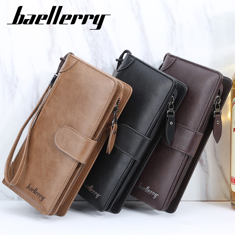 BAELLERRY S6701 Dompet Pria Wanita Panjang Bahan Kulit PU Leather Premium WATCHKITE BAEOS-7