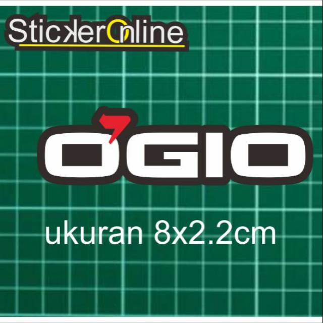 

Cutting sticker o gio ukuran 8x2,2cm