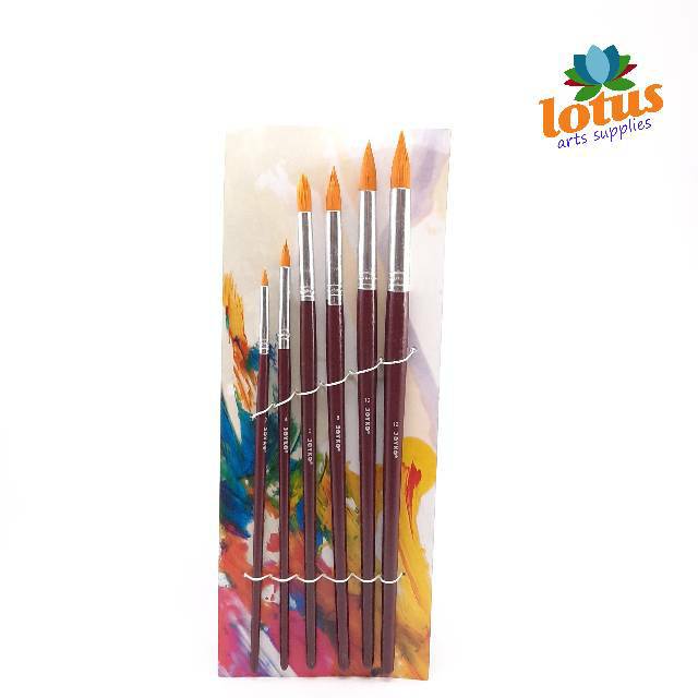 

mg Kuas Lukis / Round Brush Set BR-3 Joyko ( Acrylic/Oil/Watercolor )