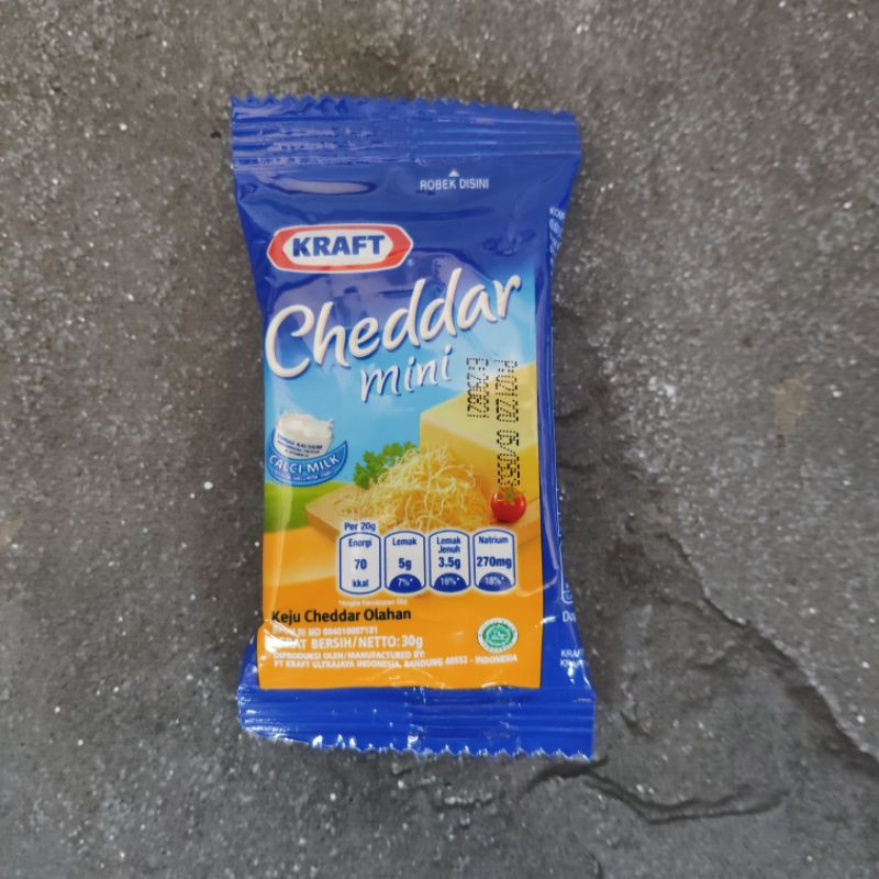 

Kraft Keju Cheddar Mini 35gr