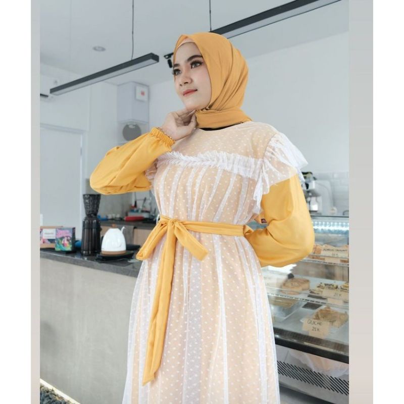 DELIA dress remaja / gaun tulle doty / bumil / baju kondangan / couple / bridesmaids