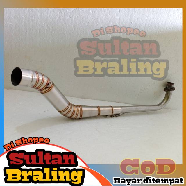 Pipa leher kidal Blade Revo absolute Supra x 125 kiri PNP knalpot racing inlet 50 sprt kou rcb dll