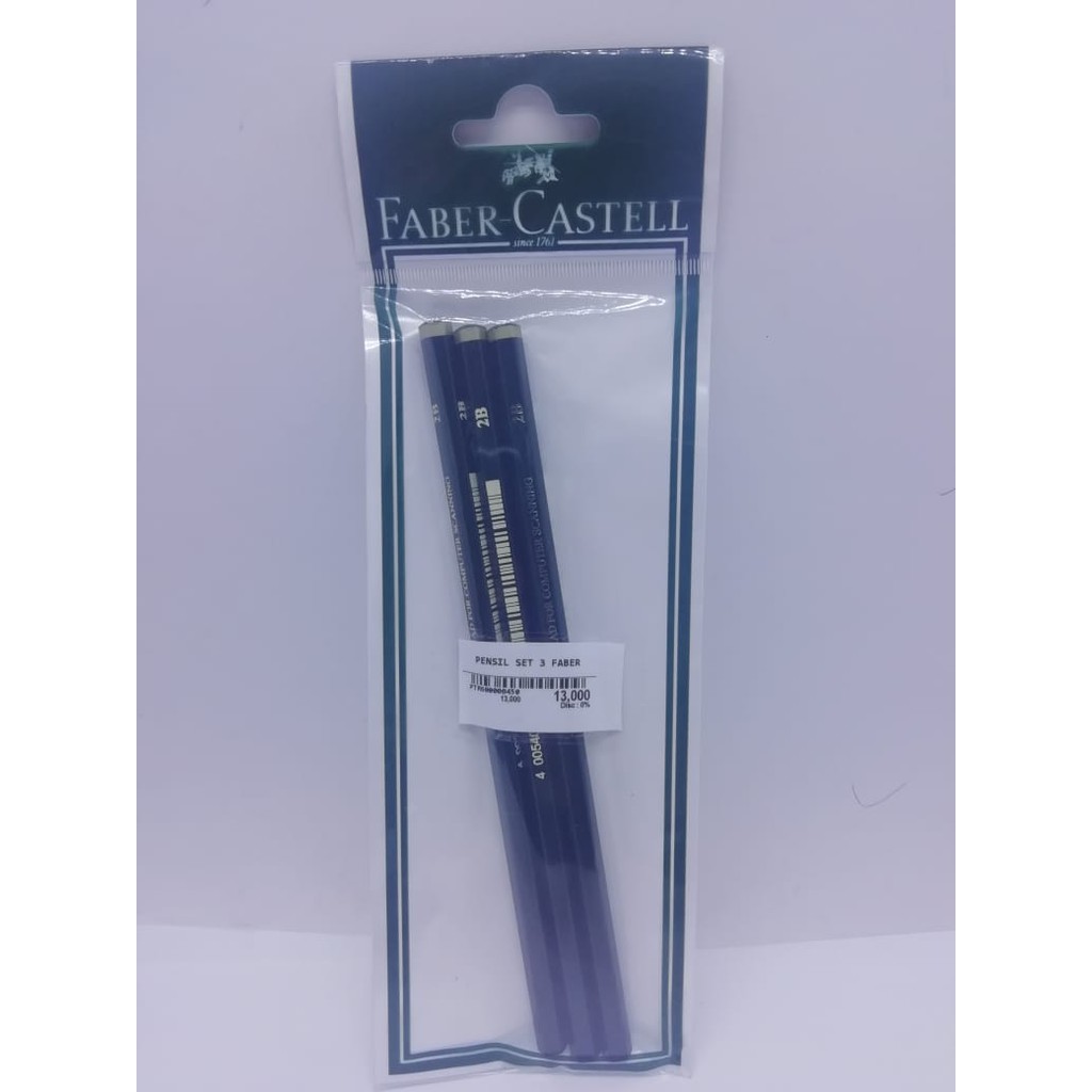 

PALING MURAH !! PENSIL SET 3 FABER CASTELL