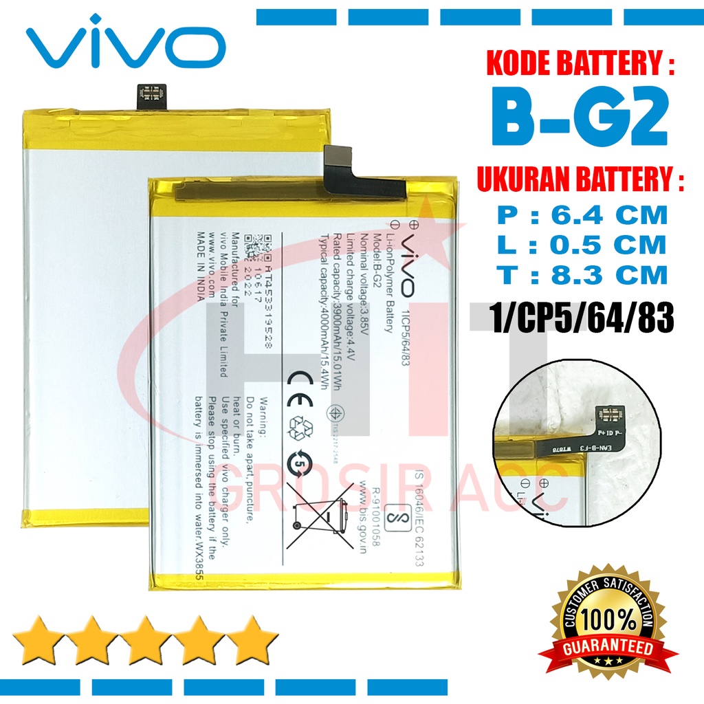 Baterai Battery For Vivo V15 Original - Kode B-G2