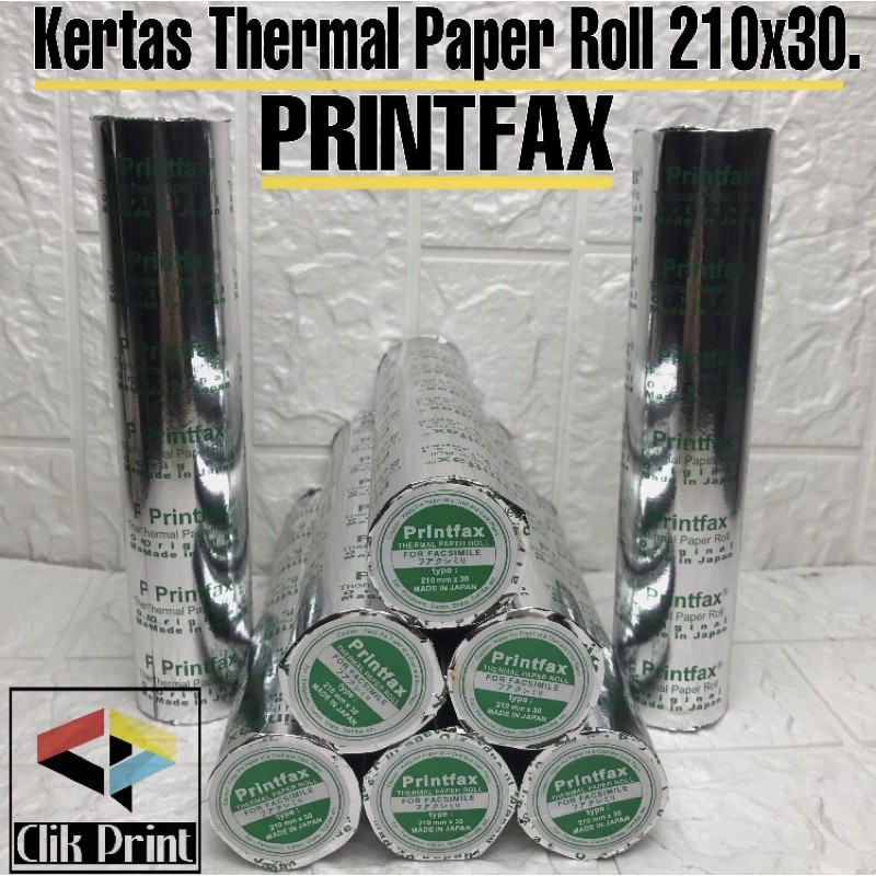 

Kertas Thermal Paper Roll 210x30 PrintFax