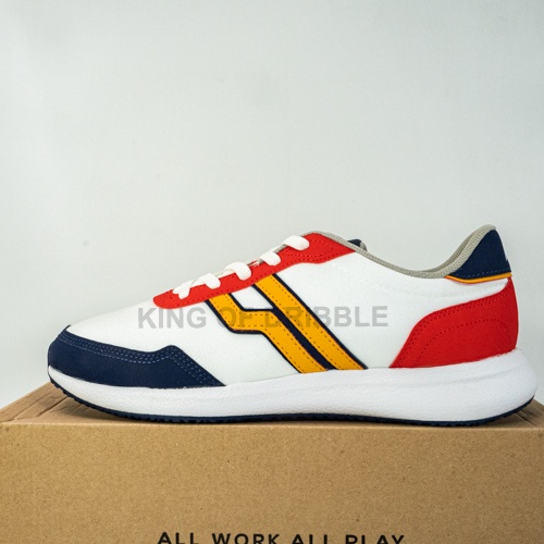 Sepatu Casual Piero City Evo White Red P20873 Original BNIB
