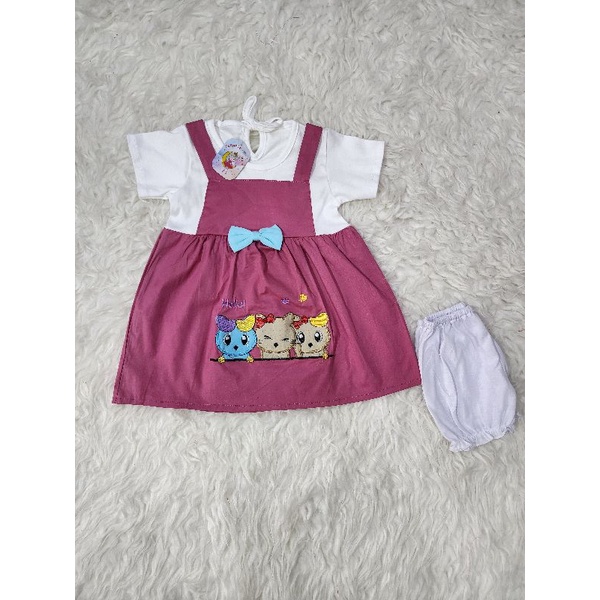 baju bayi perempuan dress babygirl jsb8