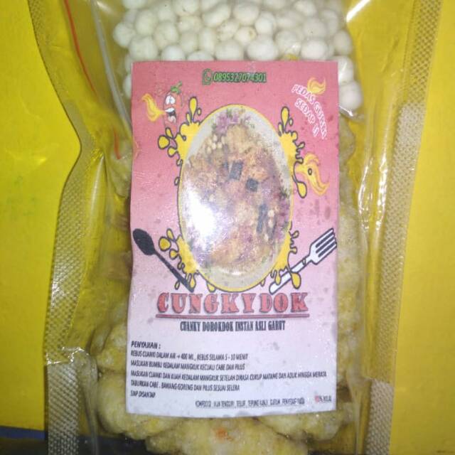 

Cuanki instan cungkydok siap seduh 3 menit saja