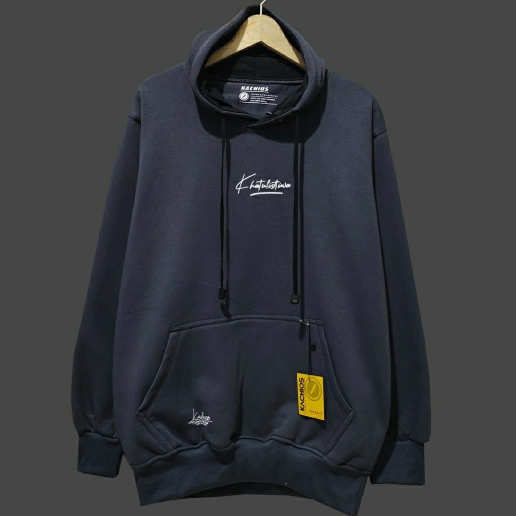 Hoodie Pria Distro Warna Navy Mr.Dee Original Bandung Fashion Unisex Cod