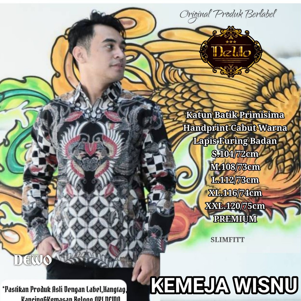 Batik Dewo Lengan Panjang Wisnu