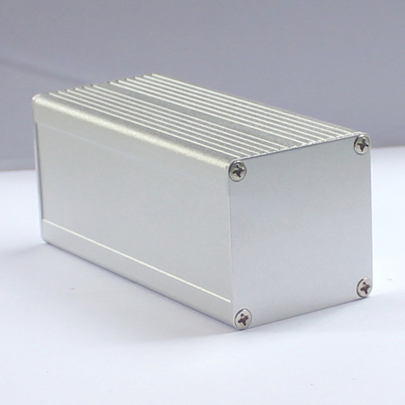 Case Kotak Proyek Elektronik Bahan Aluminum Untuk Papan PCB DIY 3.94x1.81x1.81in