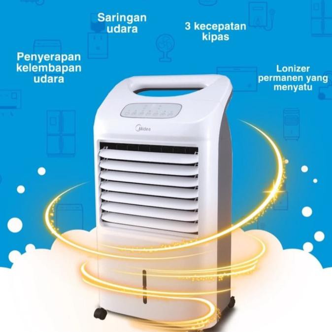 Air Cooler MIDEA AC 120U / AC120U 6 Liter Remote Control