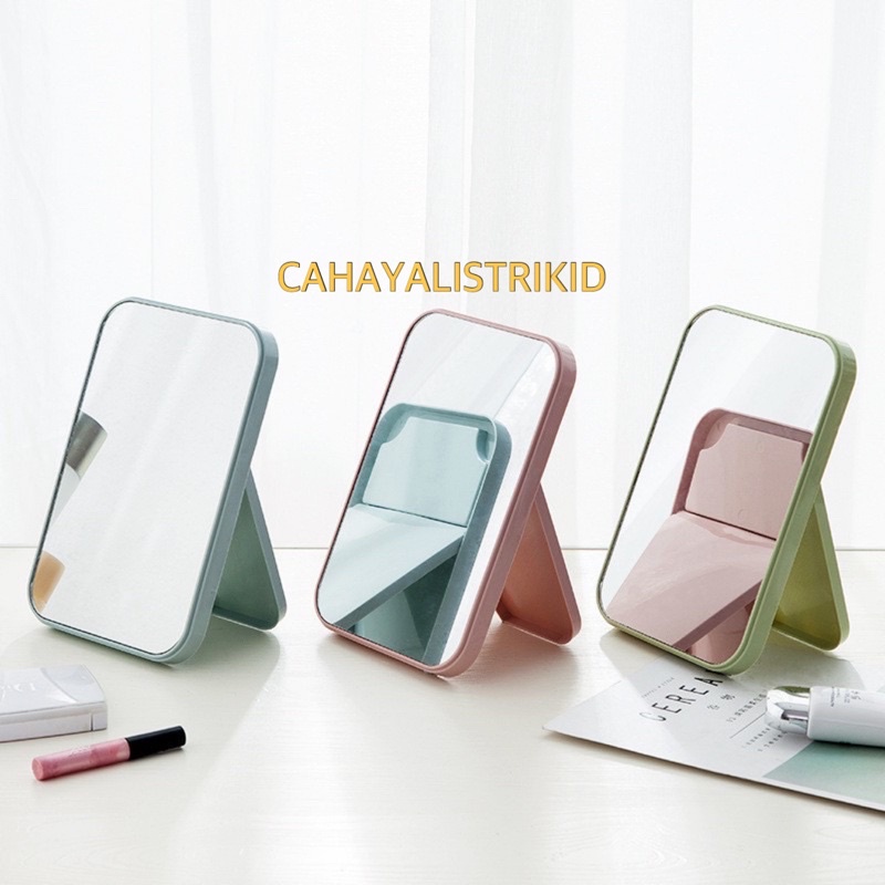 CERMIN RIAS CERMIN MAKE UP CERMIN KECIL CERMIN HIAS CERMIN MINI KACA CERMIN MIRROR-CERMIN RIAS MAKEUP