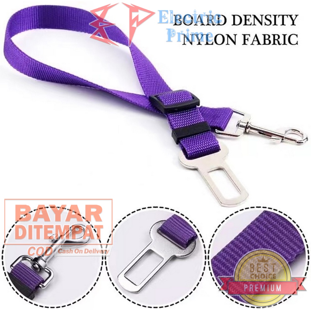 Dog Seat Belt Car Safety Pet Tali Sabuk Pengaman Kucing Peliharaan Harness Dog Cat