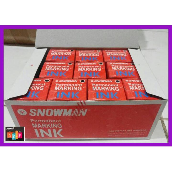 

Silutala- Refill Ink Snowman Permanent Marking / Isi Ulang Tinta Permanen - Hitam -Ori.