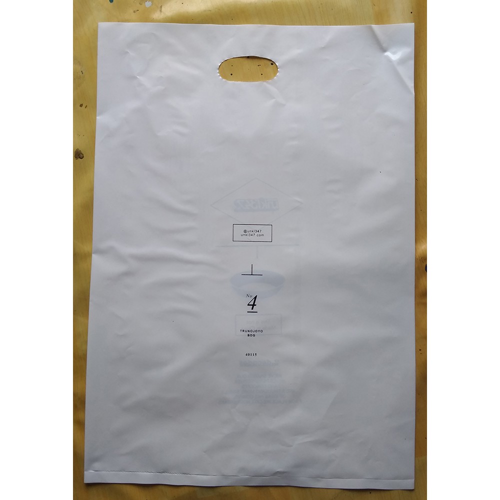 

Shoppingbag PE PLONG 42x50cm + Sablon