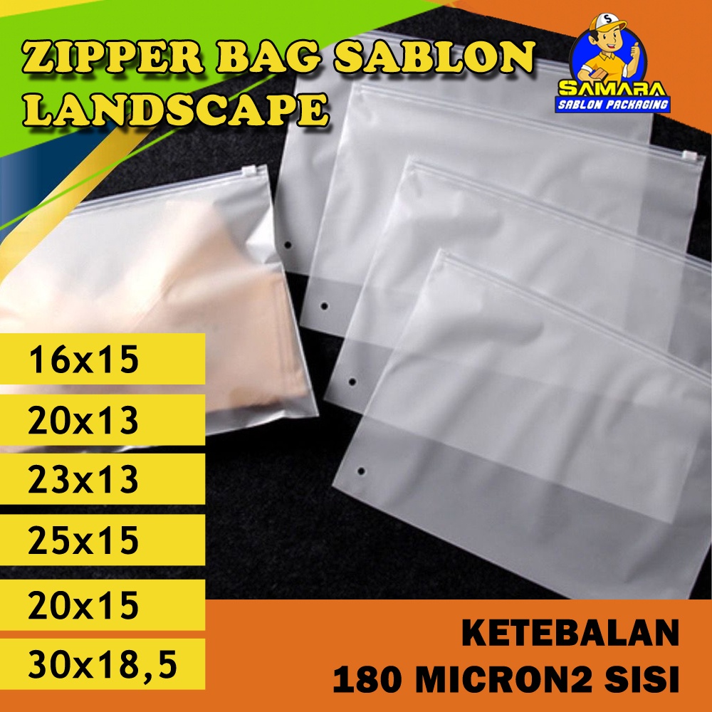 

Zipper Bag Sablon Landscape