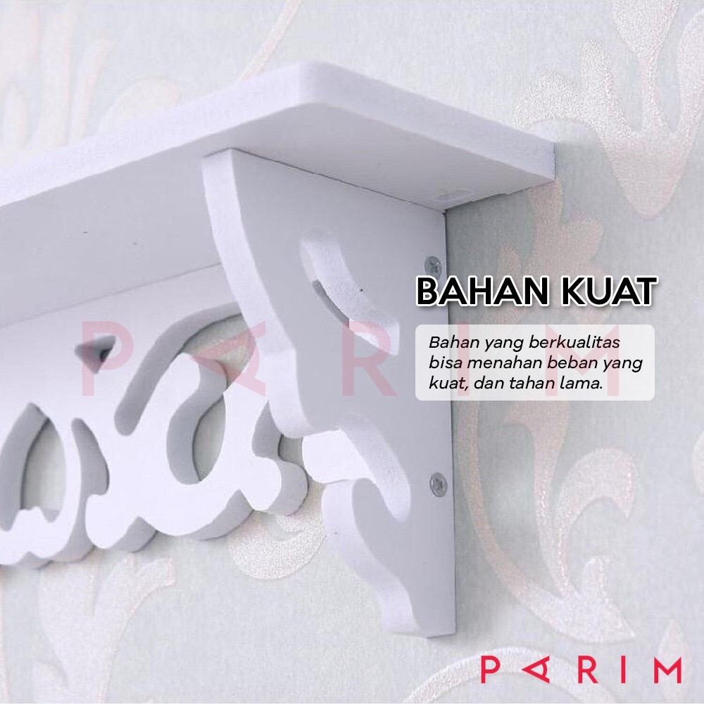 PARIM Rak dinding vintage 1set isi 3 UKURAN YANG BERBEDA DENGAN BAHAN WPC BERMEREK YK DESIGN YK-130