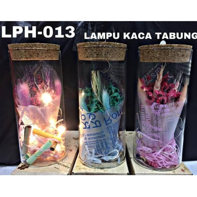LAMPU BOTOL KACA TABUNG