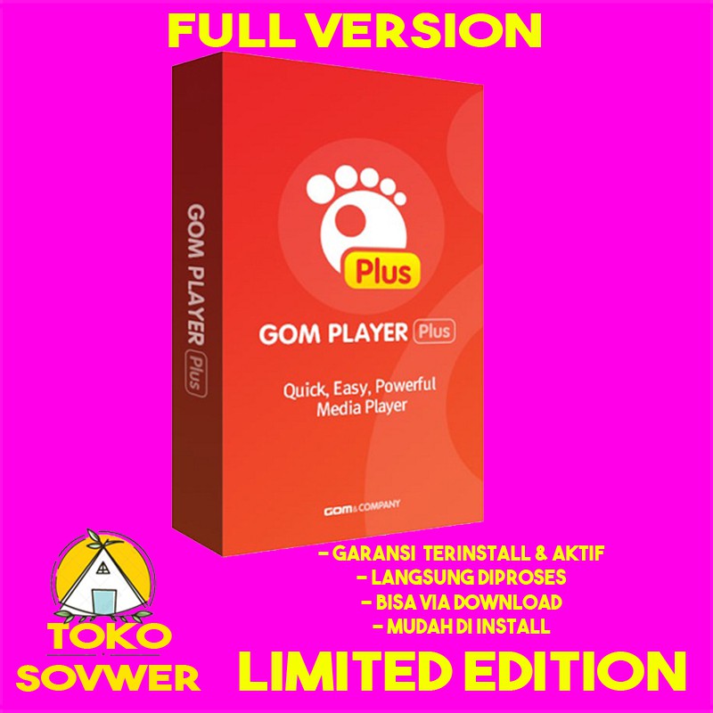 [GARANSI] Gom Player Plus 64bit Media Player LIFETIME - FULL VERSION