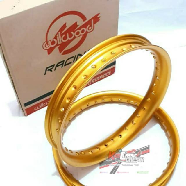 Velg wilwood ushape uk 185 dan 215 gold emas