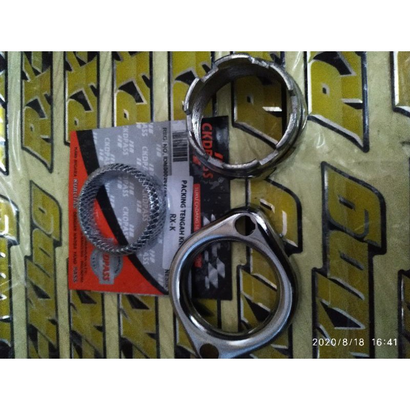 MUR PLUS RING LEHERAN KNALPOT RX KING/NUT MUR SAMBUNGAN KNALPOT RXK,RX KING,KLEMAN KNALPOT RXK MUR L