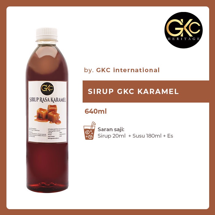 

Sirup Minuman GKC "Rasa Karamel" 640ml