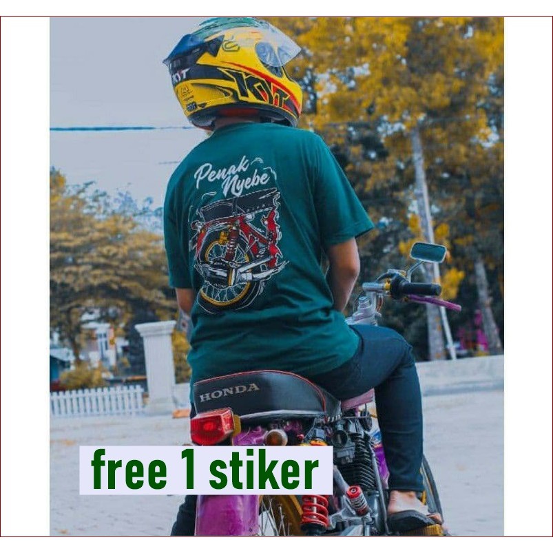 KAOS PRIA /PENAK NYEBE/KAOS HONDA /CB k2