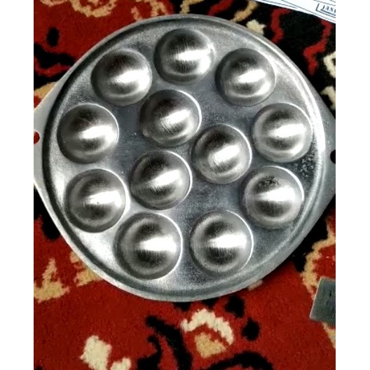 Pentol Goreng Telur, Cetakan Kue Cubit 12 Lubang Cetakan telur puyuh goreng mini cetakan glodak