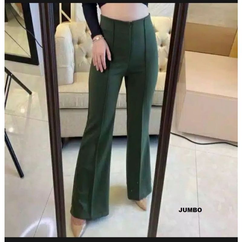 Celana cutbray wanita scuba / celana panjang wanita / celana kantor / celana