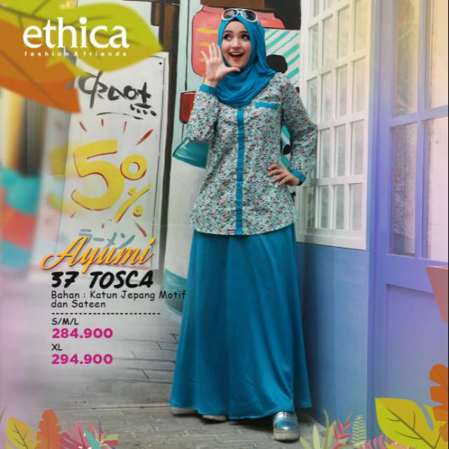 Cod Setelan Remaja Perempuan Ethica Ayumi 37 Ethica 2021 Promo Paling Murah Terlaris Ethica Setelan 
