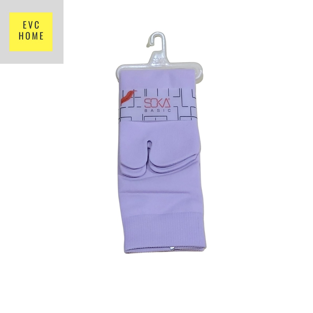 EVCHOME Kaos Kaki Soka Jempol M Basic - Kaos Kaki muslim - Kaos kaki wanita - Original-Ungu Muda