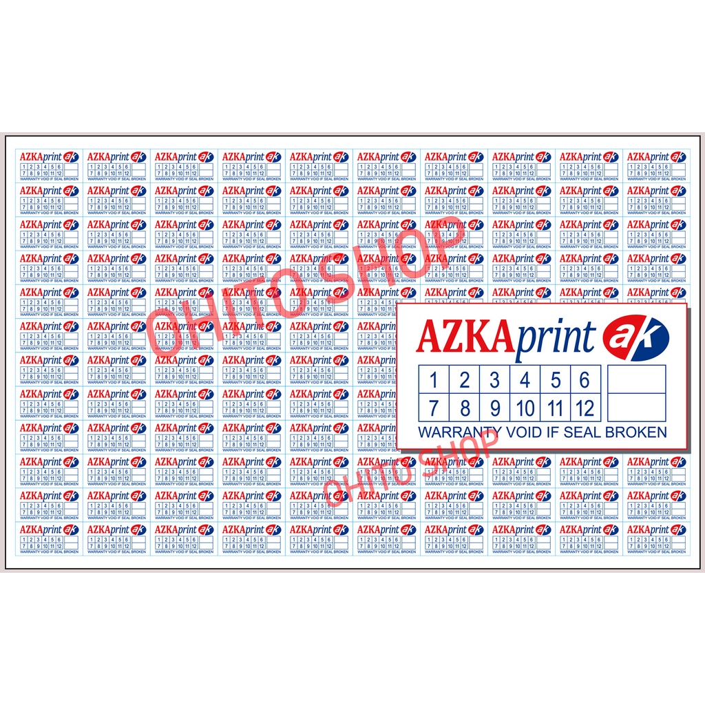 STIKER SEGEL Stiker Pecah Telor, Stiker Security 2x1cm, 3x1cm, 2x0,6 cm dst Cocok untuk garansi semu