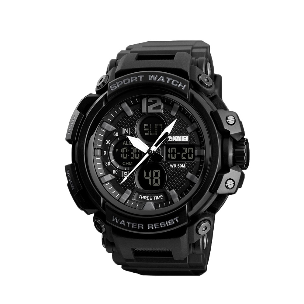 Jam Tangan Pria Digital Analog Skmei 1343 Black Water Jam Tangan Pria Digital Analog Skmei 1343 Black Water