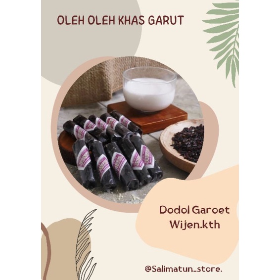 

Dodol garut ketan hitam wijen 1kg