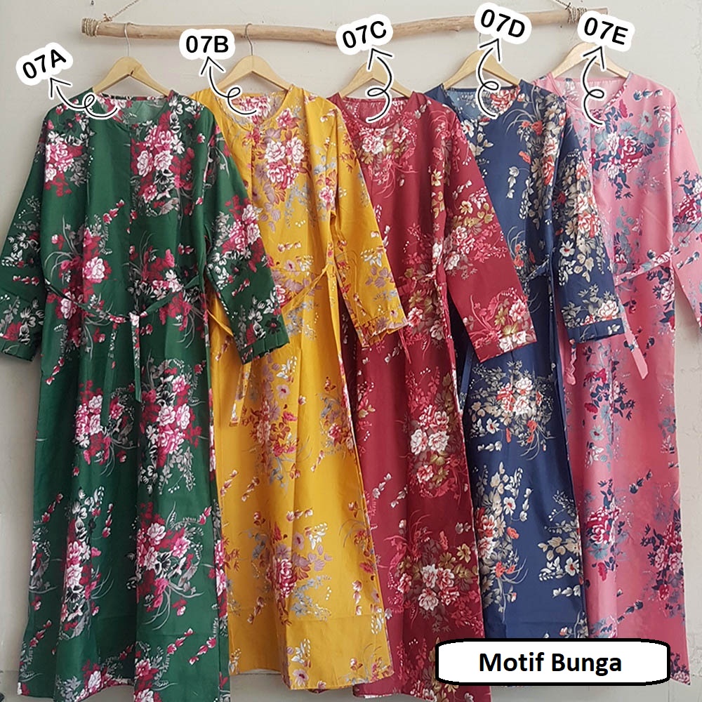 Gamis Katun Busui / Baju Gamis Motif Resleting Jepang / Dress Terbaru 2021 Jumbo Dewasa