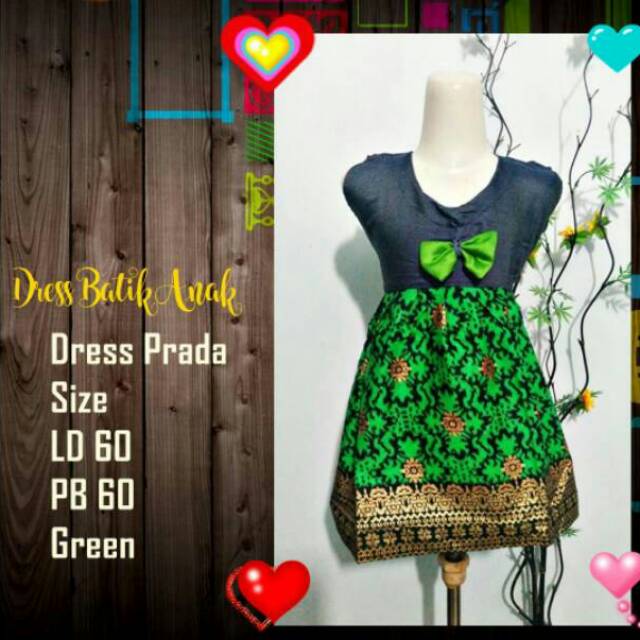 Dress Prada Batik Anak
