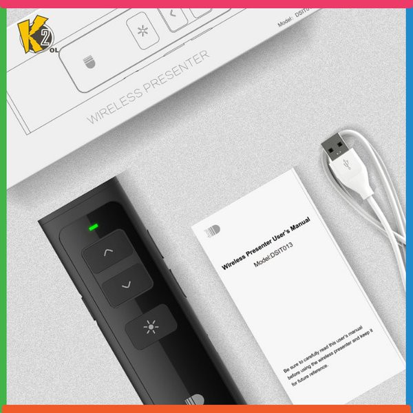 Unik Clicker Presenter Rechargeable Alat Presentasi Wireless Bisa di Cas Terlaris