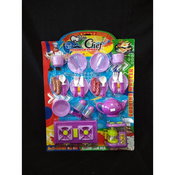 mainan anak masak-masakan mr. chef ukuran besar