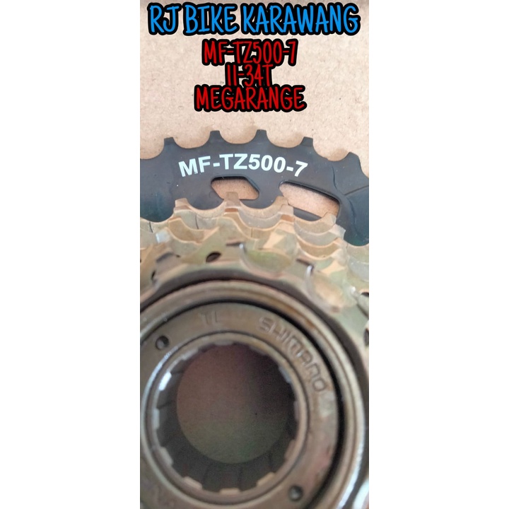 FREE WHEEL SHIMANO 7SP 14-34 TZ500 MEGARANGE