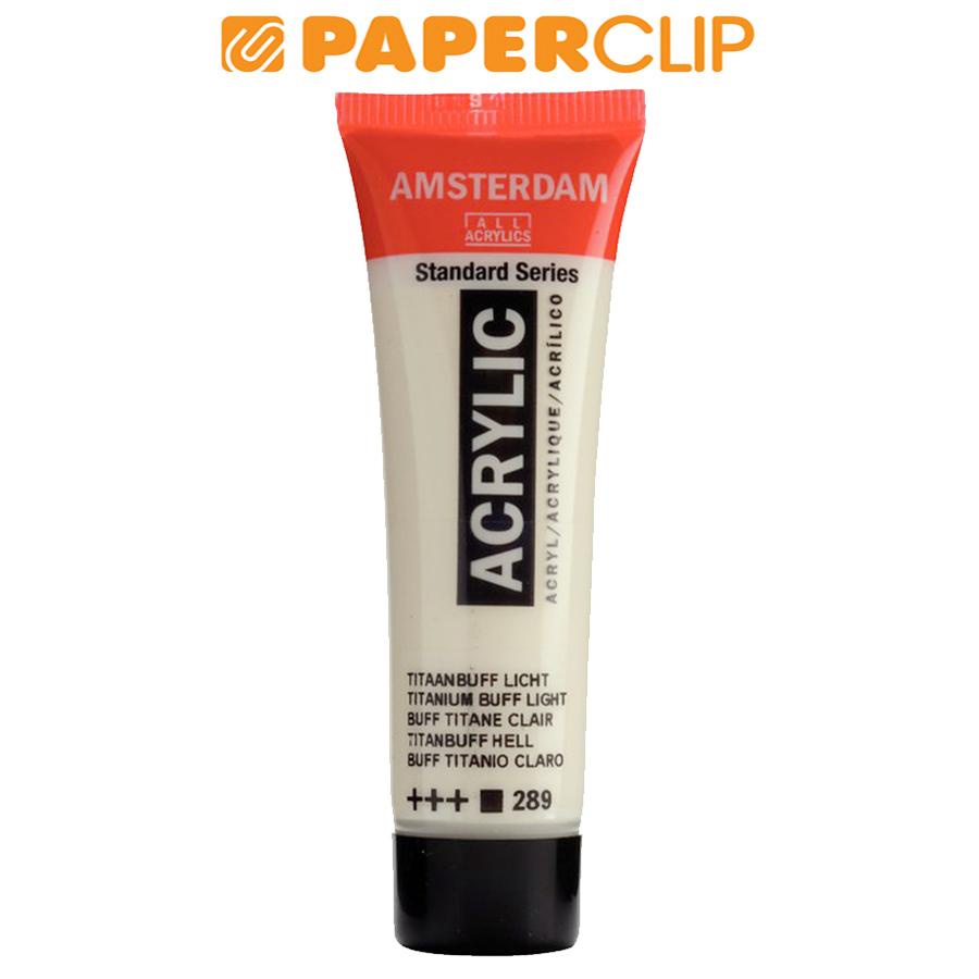 

CAT ACRYLIC AMSTERDAM S1 TITANIUM BUFF LIGHT 17042890AAC 20ML