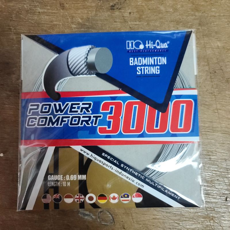 Senar Badminton HiQua Power Comfort 3000 Original