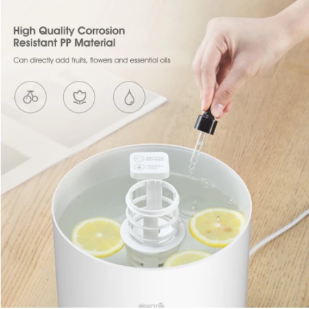 Deerma F301 Desktop Air humidifier 2.5L Aromatherapy Oil Diffuser Silence working For office