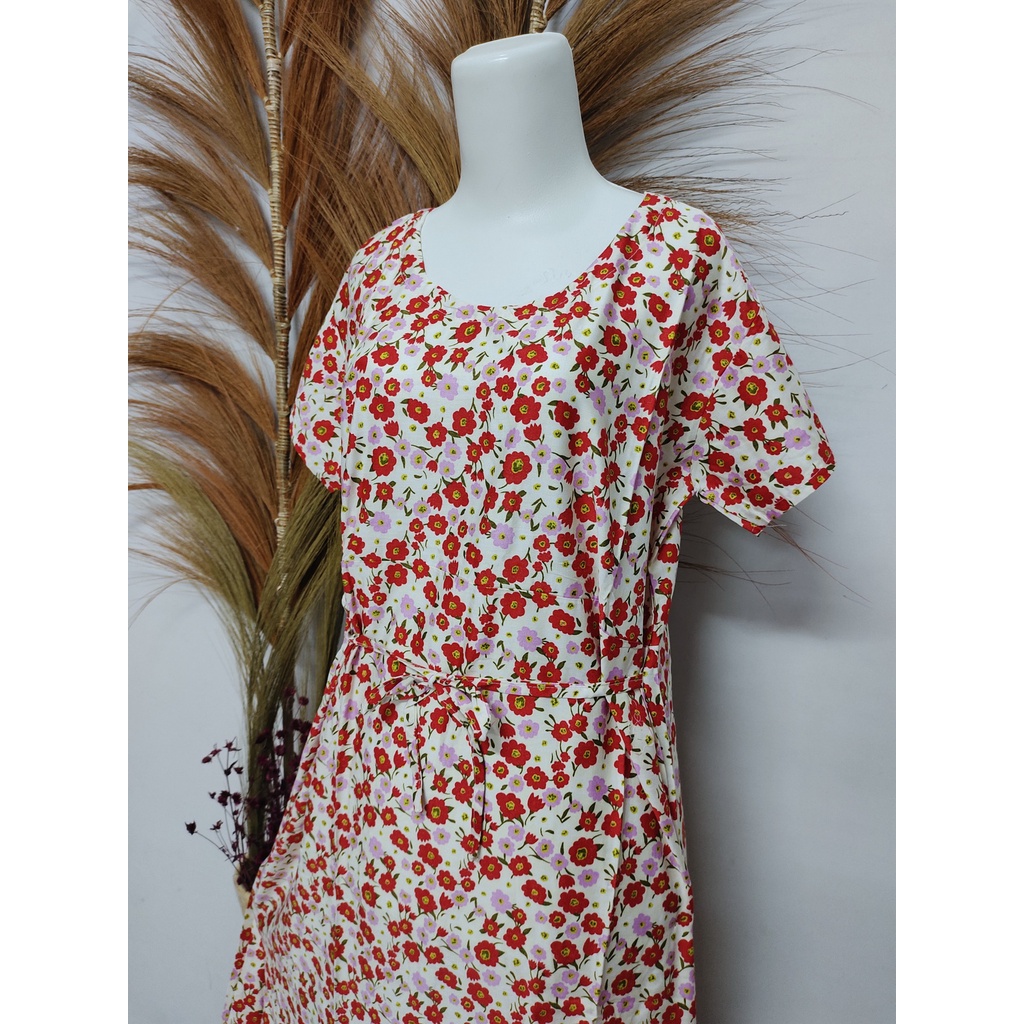 Kiandra - Long Dress Payung Tali Pinggang