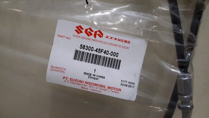 Kabel Gas Thunder 125 New SGP (Asli Suzuki)