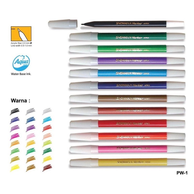 

Snowman Marker PW-1 / Spidol Kecil