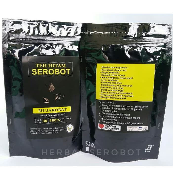 

TEH HITAM HERBAL MUJAROBAT SEROBOT vnl2928