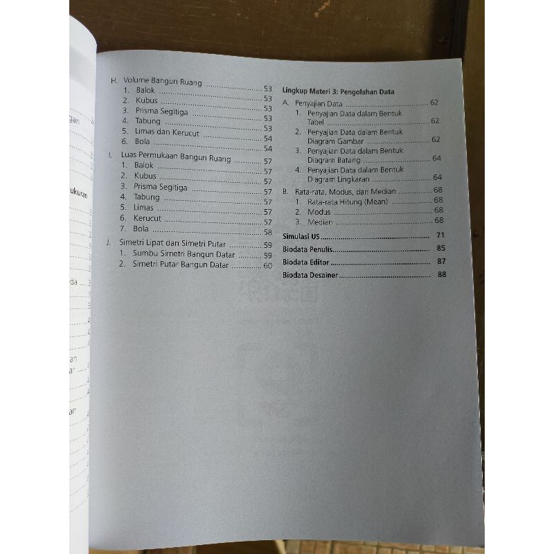 ORI buku teks ujian sekolah Xpress erlangga matematika kelas 6 edisi 2021