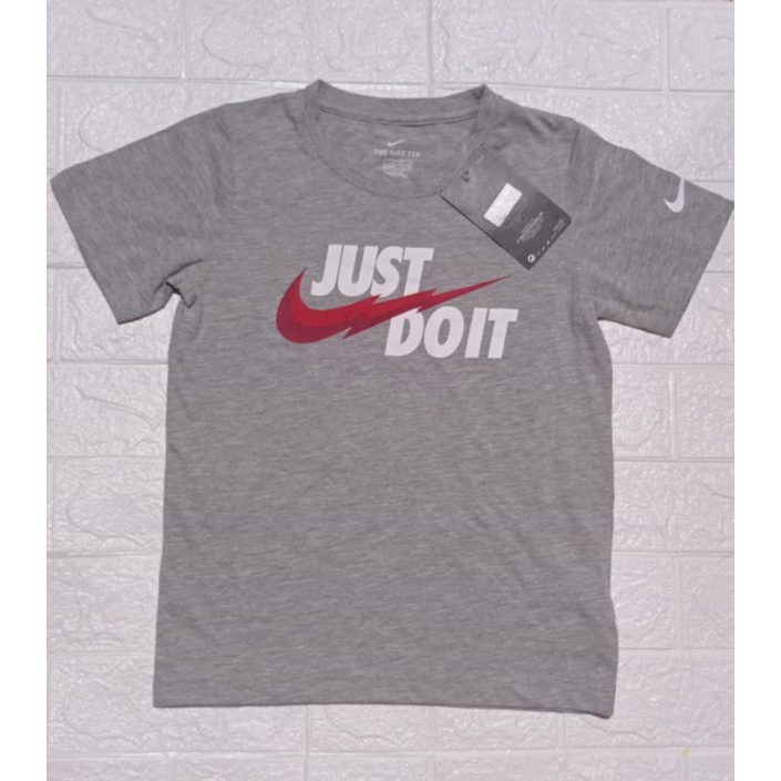 SALE KAOS ANAK NIKE JUST DO IT GREY ORIGINAL