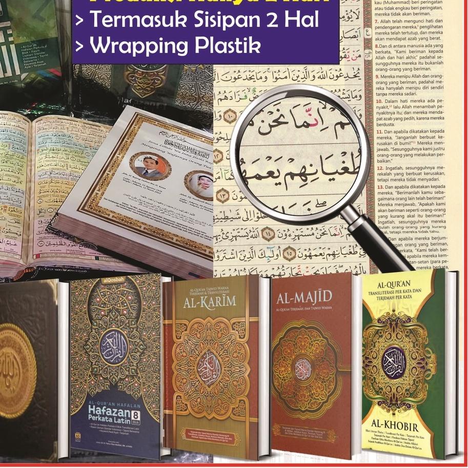 ALQURAN 40/100 HARIAN UTK ALMARHUM/TERJEMAH LATIN A5 ✓